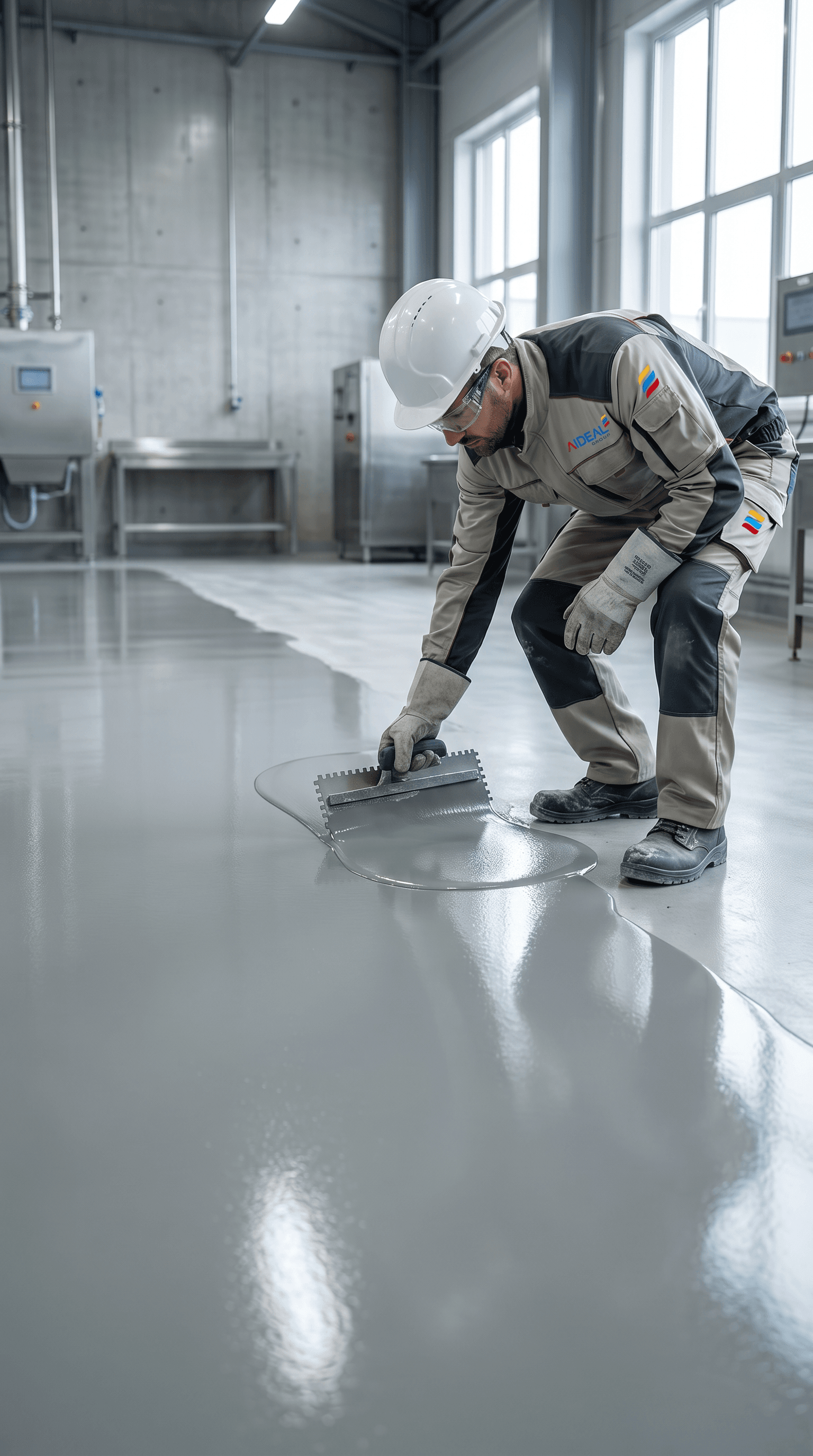 Piso industrial em epóxi — A Ideal Soluções Anticorrosivas