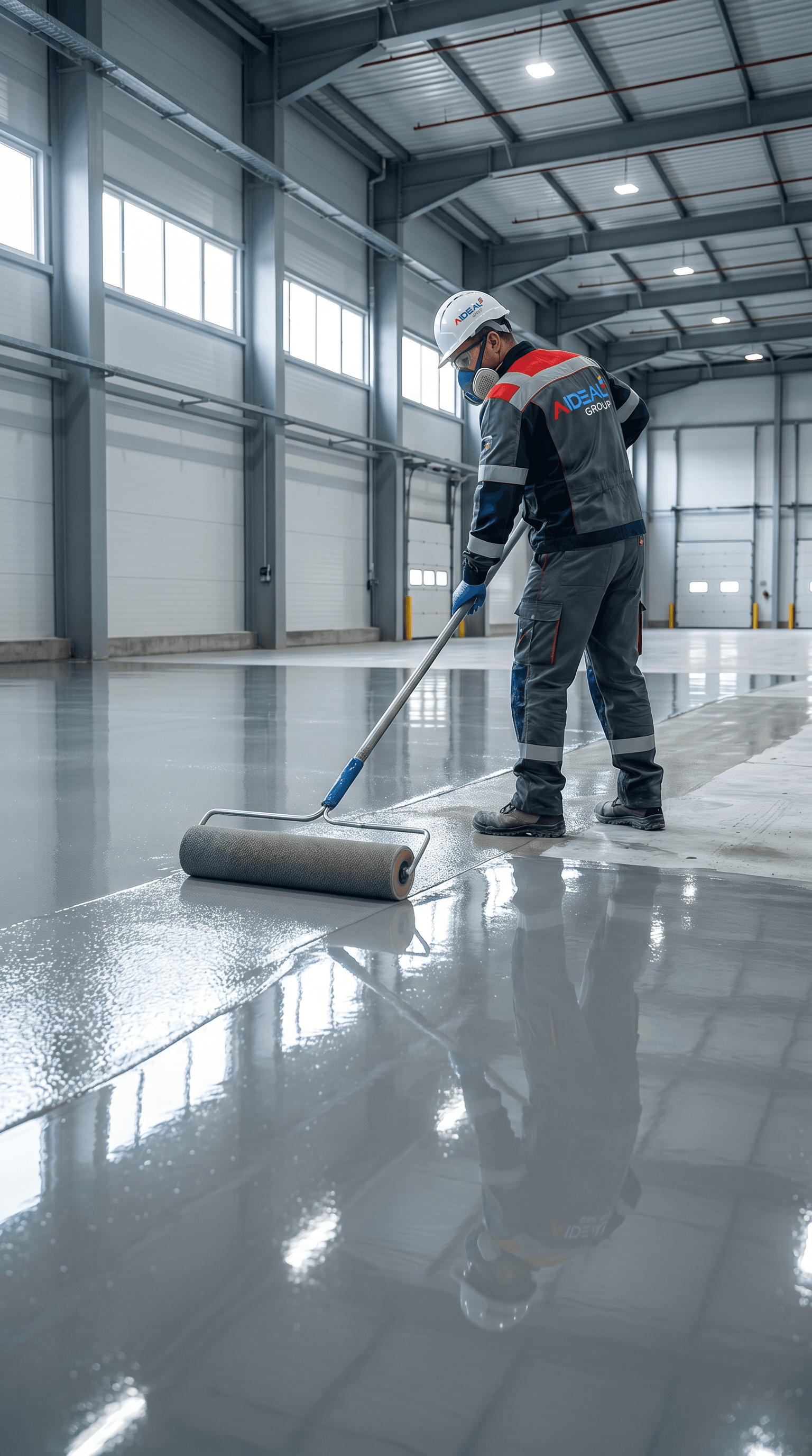 Piso industrial em MMA — A Ideal Soluções Anticorrosivas