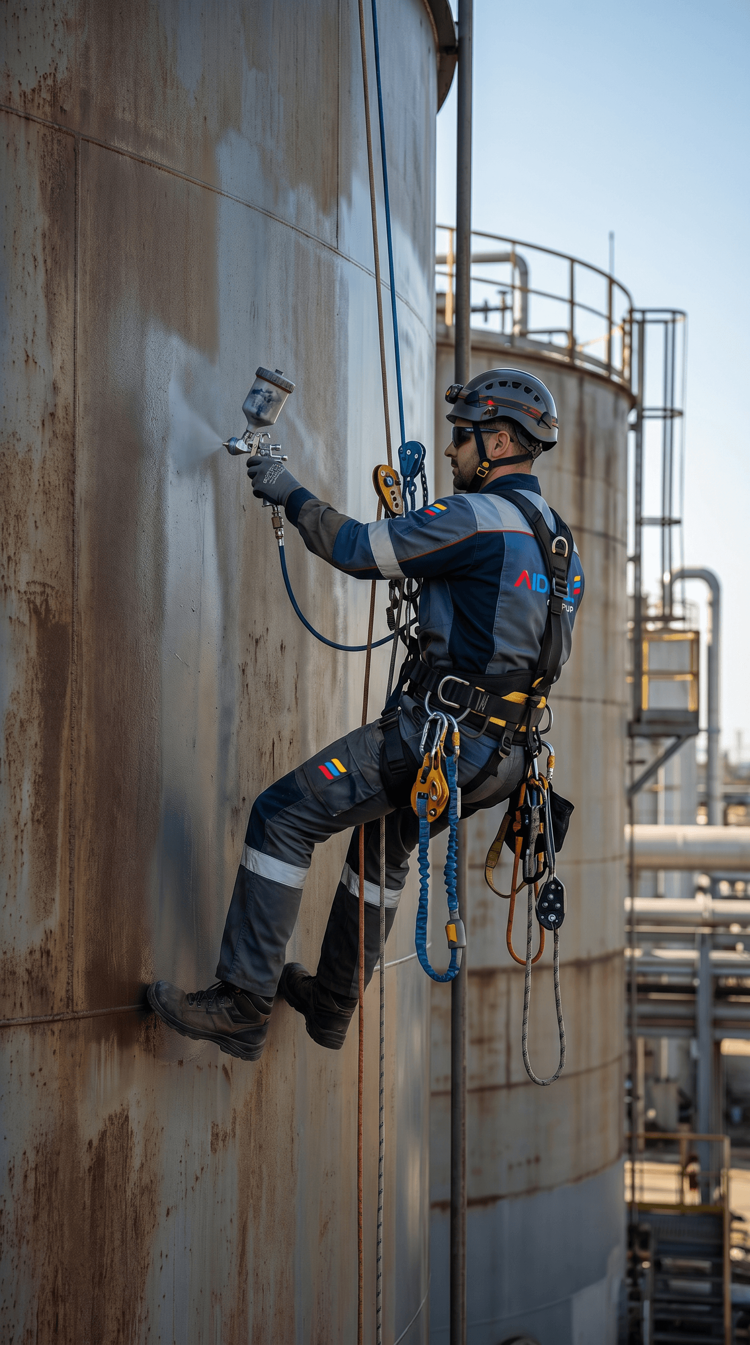 Acesso por cordas — A Ideal Soluções Anticorrosivas